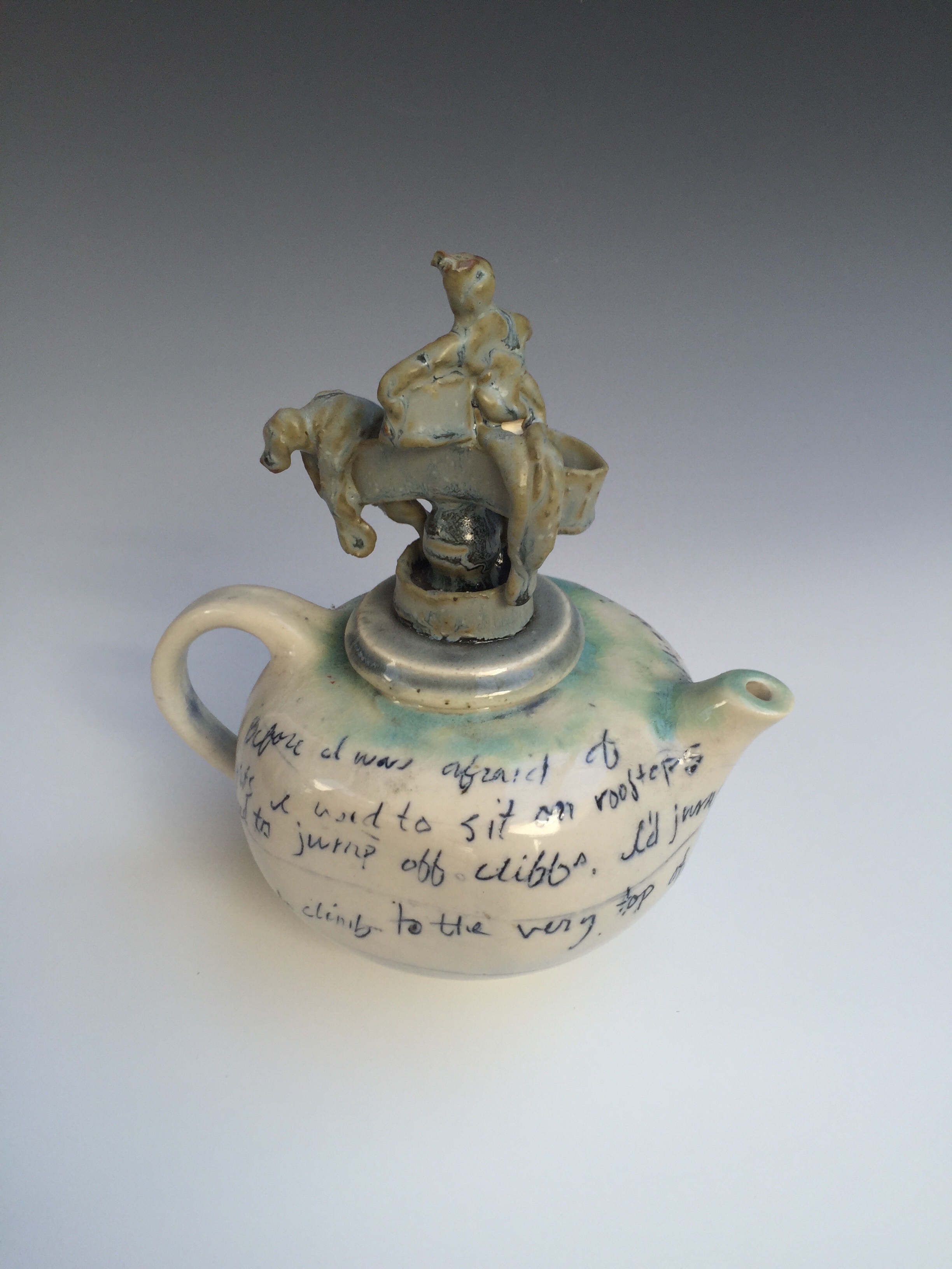 Leslie Andelin Ceramics before I wa afraid of heights