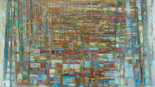 Oil on Canvas. 38" x 38". 2015. $6,100.