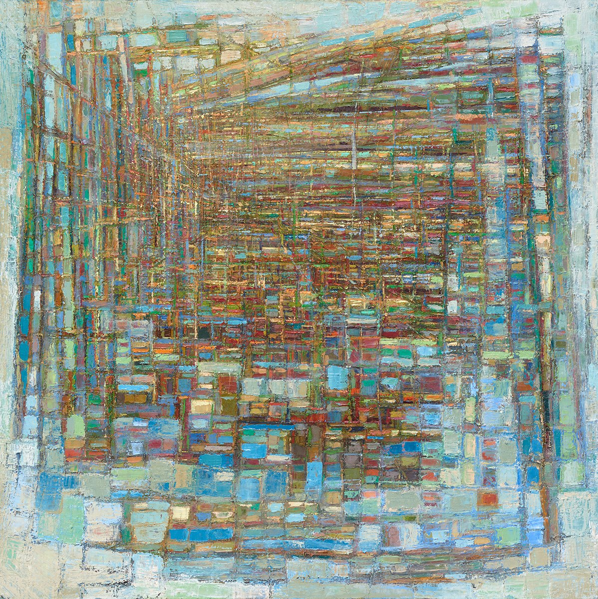 Oil on Canvas. 38" x 38". 2015. $6,100.