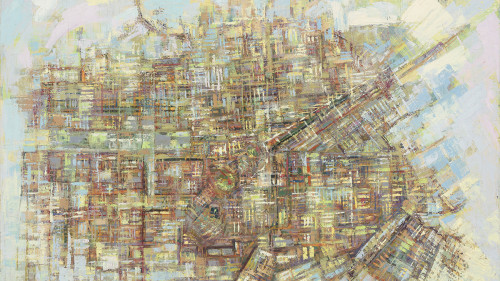 Oil on Canvas. 60" x 72". 2014. $12,400.