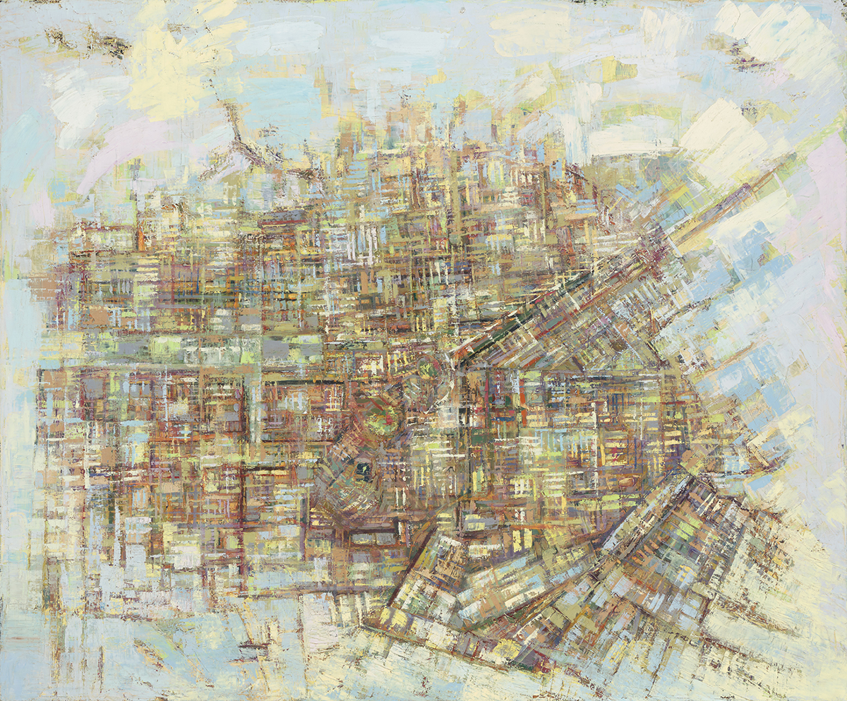 Oil on Canvas. 60" x 72". 2014. $12,400.