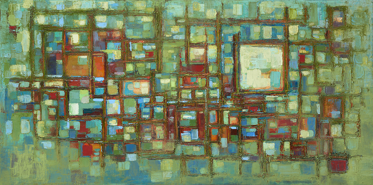 Oil on Canvas. 24" x 48". 2015. $4,500.