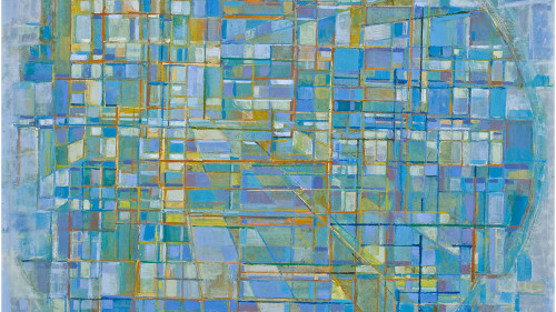 Oil on Canvas. 60" x 60". 2012. $9,500.