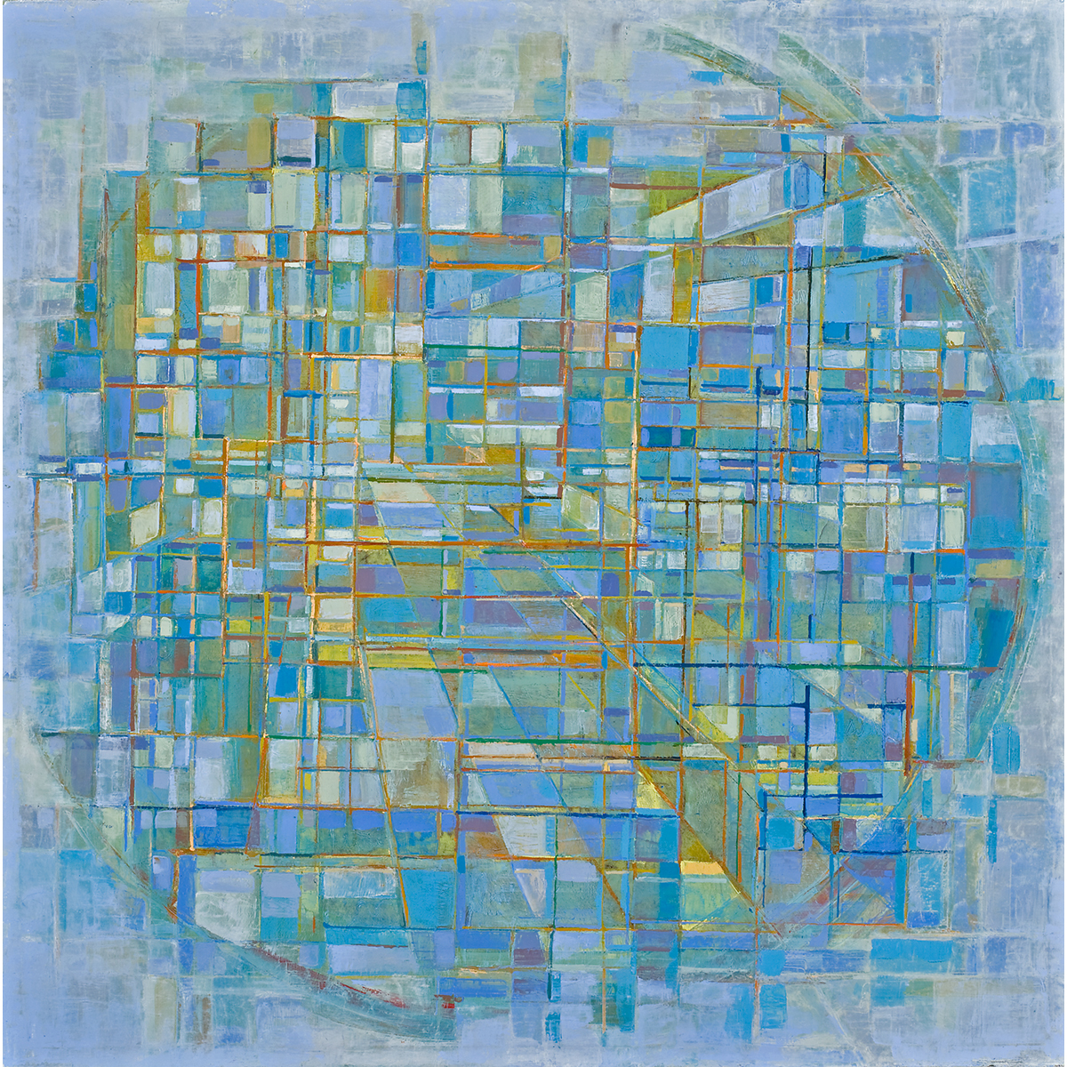 Oil on Canvas. 60" x 60". 2012. $9,500.