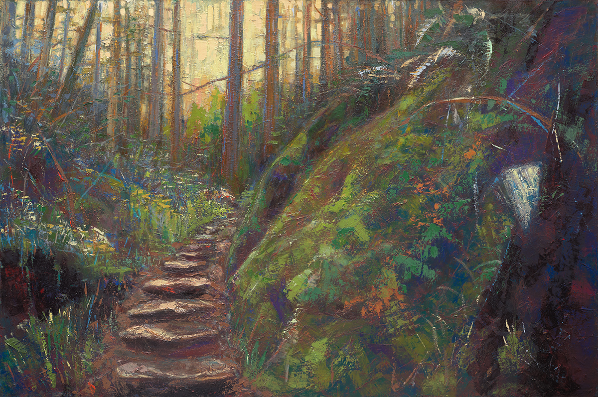 Leslie Andelin Forest Steep Ravine 1