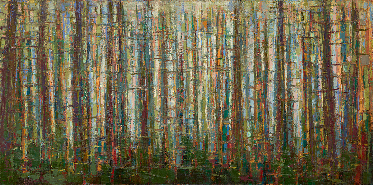 Leslie Andelin Forest running trees