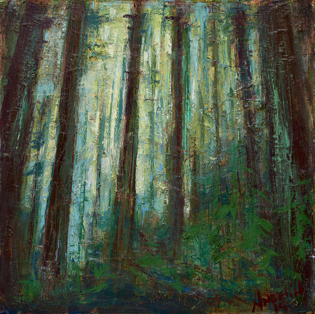 Leslie Andelin Forest redwoods 1